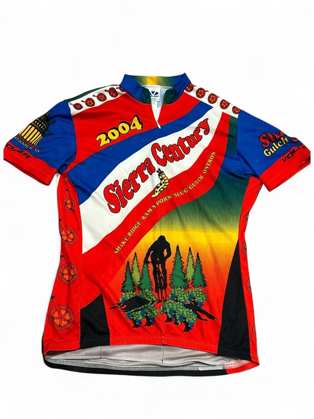 Vintage Women’s 2004 Voler Sierra Century Road Cycling Jersey SZ. L